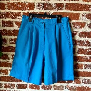 Vintage 80s Jantzen blue high rise shorts